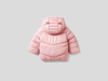 Benetton,  Anorak Mit Wattierung Aus Recycelter Watte,  taglia 62,  Pink,  Kinder