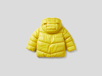 Benetton,  Anorak Mit Wattierung Aus Recycelter Watte,  taglia 98,  Gelb,  Kinder