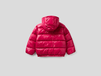 Benetton,  Anorak Mit Wattierung Aus Recycelter Watte,  taglia M,  Zyklame,  Kinder
