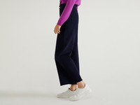 Benetton,  Ausgefranste Cropped-hose,  taglia 25,  Dunkelblau,  Damen