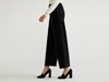 Benetton,  Ausgefranste Cropped-hose,  taglia 25,  Schwarz,  Damen