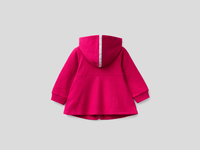 Benetton,  Ausgestelltes Sweatshirt Mit Lurex-details,  taglia 90,  Zyklame,  Kinder