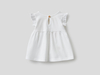 Benetton,  Ausgestelltes T-shirt Mit Stickerei,  taglia 50,  Weiss,  Kinder