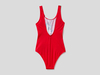 Benetton,  Badeanzug "minnie",  taglia L,  Rot,  Kinder