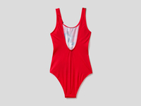 Benetton,  Badeanzug "minnie",  taglia L,  Rot,  Kinder