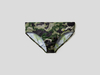 Benetton,  Badeslip Mit Camouflageprint,  taglia XL,  Militärgrün,  Herren