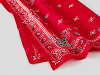 Benetton,  Bandana Aus 100% Baumwolle,  taglia OS,  Rot,  Herren