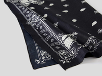Benetton,  Bandana Aus 100% Baumwolle,  taglia OS,  Schwarz,  Herren