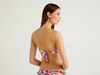 Benetton,  Bandeau-bh Mit Blumenprint,  taglia M,  Bunt,  Damen