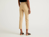 Benetton,  Basic-hose Mit Falte In Der Mitte,  taglia 38,  Beige,  Damen