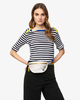 Benetton,  Bauchtasche Mit Ankerprint,  taglia ST,  Weiss,  Damen
