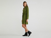 Benetton,  Bedrucktes Kleid Mit Gürtel,  taglia XS,  Grün,  Damen