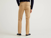 Benetton,  Beige,  Stretchige Chinos Im Slim Fit,  taglia 44,  Beige,  Herren