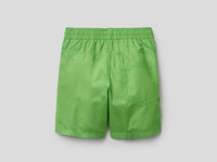 Benetton,  Bermuda Aus 100% Baumwolle,  taglia EL,  Hellgrün,  Kinder