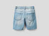 Benetton,  Bermuda Aus Leichtem Jeansstoff,  taglia L,  Blassblau,  Kinder