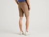 Benetton,  Bermuda Aus Reinem Leinen,  taglia 42,  Taubengrau,  Herren