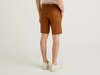 Benetton,  Bermuda Aus Reinem Leinen,  taglia 54,  Dunkelbraun,  Herren
