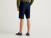 Benetton,  Bermuda Aus Reinem Leinen,  taglia 56,  Dunkelblau,  Herren