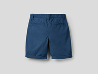 Benetton,  Bermuda Aus Reiner Baumwolle,  taglia 1Y,  Taubenblau,  Kinder