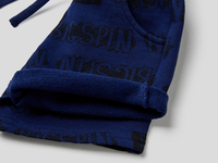 Benetton,  Bermuda Aus Sweatstoff In 100% Baumwolle,  taglia 62,  Dunkelblau,  Kinder