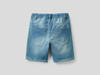 Benetton,  Bermuda Aus Sweatstoff Mit Denim-effekt,  taglia EL,  Hellblau,  Kinder