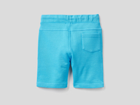 Benetton,  Bermuda Aus Sweatstoff Mit Stickerei,  taglia XL,  Hellblau,  Kinder