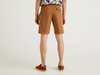 Benetton,  Bermuda Im Chino-schnitt,  taglia 54,  Dunkelbraun,  Herren