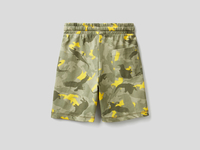 Benetton,  Bermuda Mit Camouflage-safariprint,  taglia 1Y,  Militärgrün,  Kinder