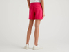 Benetton,  Bermudas Aus Stretchiger Baumwolle,  taglia 48,  Zyklame,  Damen