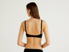 Benetton,  Bh Mit C-cup,  taglia M,  Schwarz,  Damen