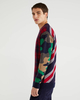 Benetton,  Gemusterter Pullover,  taglia EL,  Bunt,  Herren