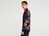 Benetton,  Gemusterter Pullover,  taglia S,  Bunt,  Herren