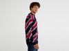 Benetton,  Gemusterter Pullover,  taglia XL,  Bunt,  Herren