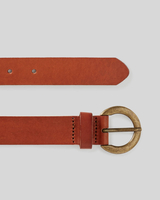 Benetton,  Gürtel Aus 100% Leder,  taglia L,  Perlenrosa,  Damen