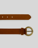 Benetton,  Gürtel Aus 100% Leder,  taglia XS,  Dunkelbraun,  Damen