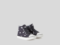 Benetton,  Hohe Sneakers Aus Canvas,  taglia 23,  Dunkelgrau,  Kinder