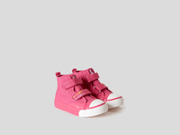 Benetton,  Hohe Sneakers Mit Klettverschluss,  taglia 23,  Fuchsia,  Kinder