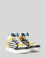 Benetton,  Hohe Sneakers Mit Ledereffekt,  taglia 30,  Gelb,  Kinder