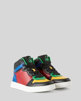 Benetton,  Hohe Sneakers Mit Ledereffekt,  taglia 34,  Bunt,  Kinder