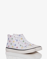 Benetton,  Hohe Sneakers Mit Print,  taglia 31,  Weiss,  Kinder
