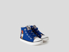 Benetton,  Hohe Sneakers Mit Schuhbändern,  taglia 28,  Verkehrsblau,  Kinder