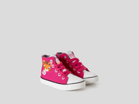 Benetton,  Hohe Sneakers Mit Schuhbändern,  taglia 29,  Fuchsia,  Kinder
