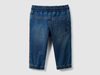 Benetton,  Hose Mit Denim-effekt,  taglia 62,  Blau,  Kinder