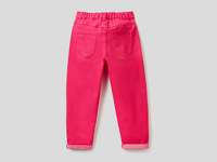 Benetton,  Hose Mit Elastischem Bund,  taglia EL,  Fuchsia,  Kinder