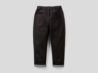 Benetton,  Hose Mit Elastischem Bund,  taglia M,  Schwarz,  Kinder
