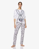 Benetton,  Hose "bugs Bunny",  taglia XS,  Bunt,  Damen