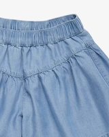 Benetton,  Hosenrock Aus Chambray,  taglia XL,  Blassblau,  Kinder