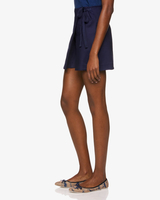 Benetton,  Hosenrock Aus Einer Leinenmischung,  taglia 44,  Dunkelblau,  Damen