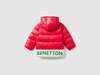 Benetton,  Jacke "eco-recycle" Mit Logo,  taglia XL,  Rot,  Kinder