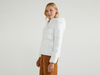 Benetton,  Jacke "eco-recycle",  taglia 46,  Weiss,  Damen